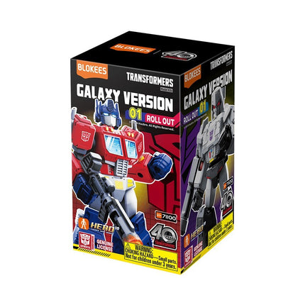Figura para Armar Blokees Transformers Galaxy Version 01 Roll Out Caja Sorpresa