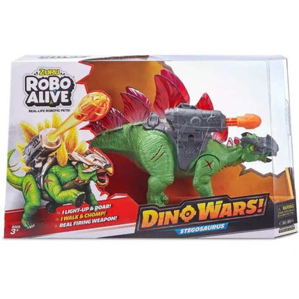 Estegosaurio Robótico Dino Wars Robo Alive Serie 1