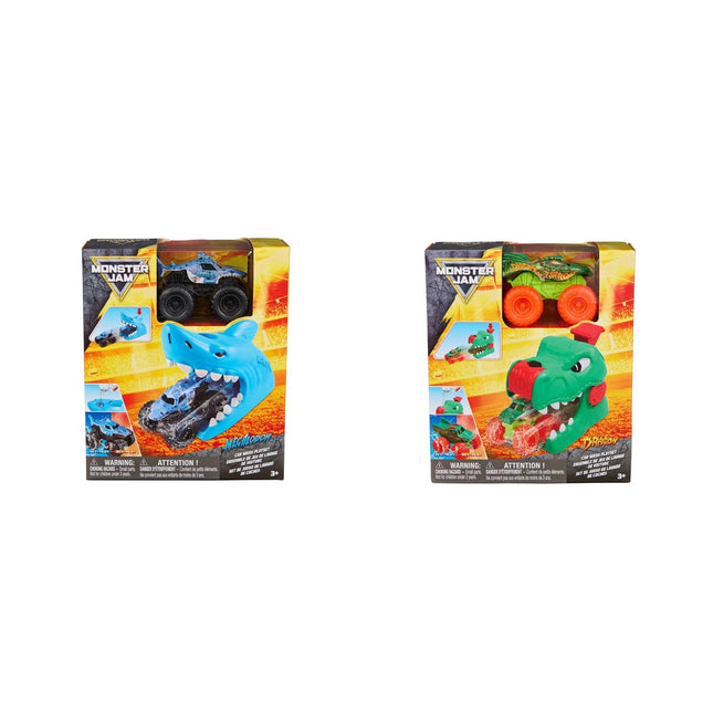 Mini Playset Lavado de Autos Monster Jam