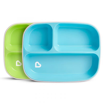 Platos con divisiones Splashª - Paquete de 2 (surtido din‡mico)