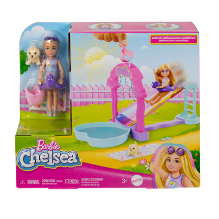 Barbie Set de Juego Chelsea Resbaladilla de Agua