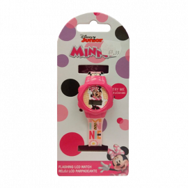 RELOJ MINNIE LCD  PARPADEANTE CORRE