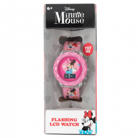 RELOJ MINNIE LCD C/BISEL