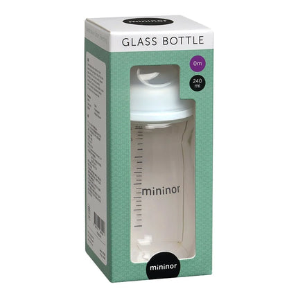 Mamadera de vidrio Mininor 240ml