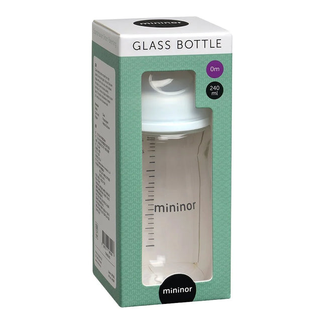 Mamadera de vidrio Mininor 240ml