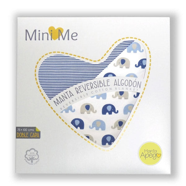 Mantas Reversibles 75*100 cms Elefantes