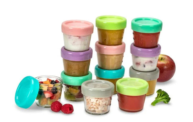 Pack De 12 Contenedores De Vidrio 118 ml