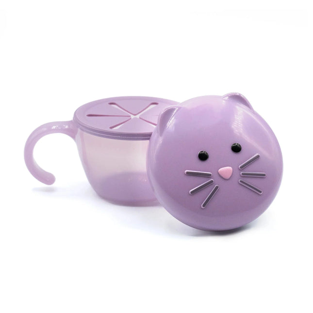 Contenedor De Snacks Anti-Derrame - Gato
