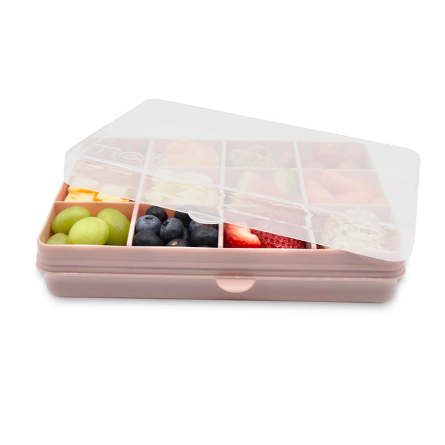 Caja Contenedora Para Snacks Rosado