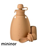 Bolsa de silicona para smoothies Mininor Beige