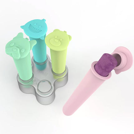 Pack de 4 Moldes de Silicona para Helado Push Up