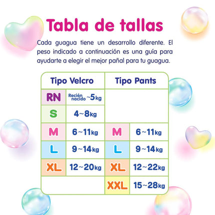 Pañales Pants Talla  L    56 un. (9-14kg)