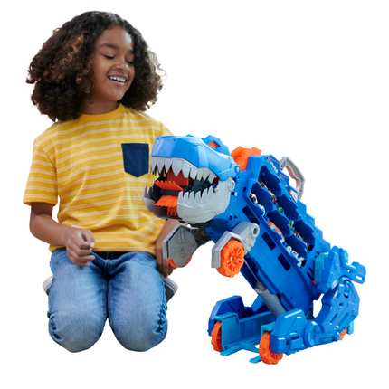 Hot Wheels Súper Remolque de T-Rex