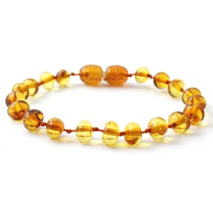 Pulsera de Ámbar infantil
Medidas: entre 12 y 14cm MIEL PULIDO