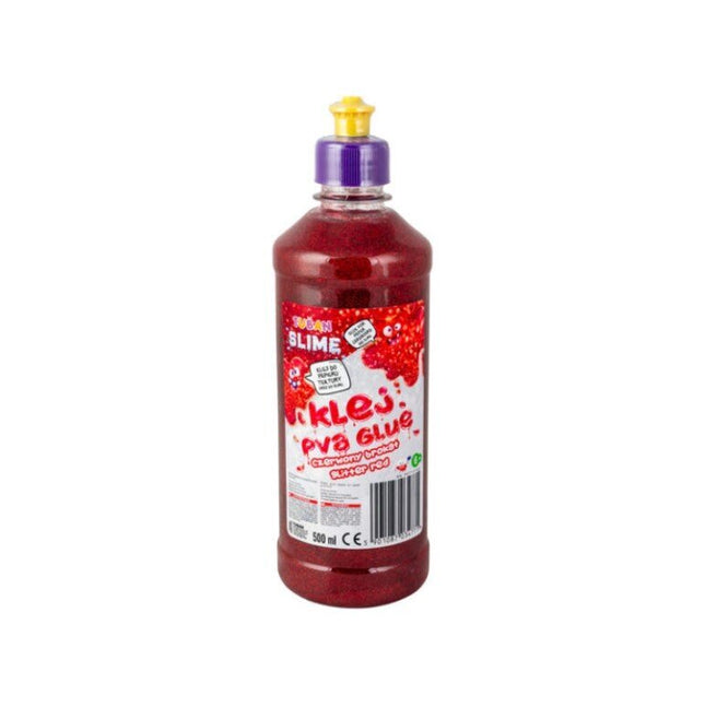 Pegamento PVA con Brillo 500 ML - Rojo