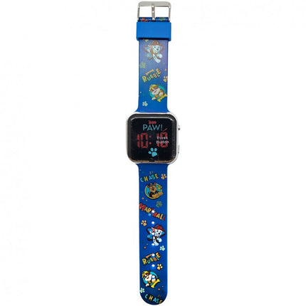 RELOJ PAW PATROL LED AZUL