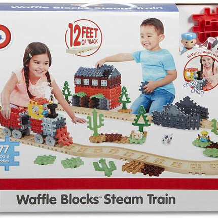 Waffle Blocks Steam Train