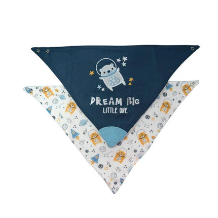 SET DE 2 BABEROS TIPO BANDANA