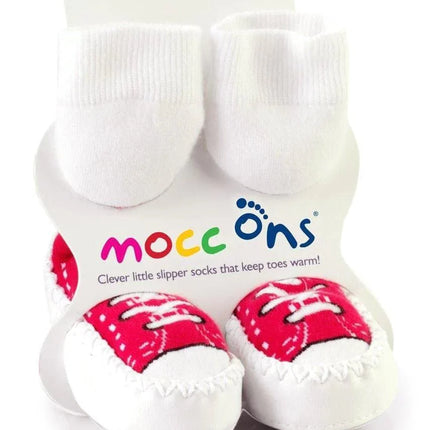 Mocc Ons 18-24 months  - red sneaker / 18-24m