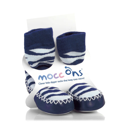 Mocc Ons 2-3 years  - zebra stripe / 2-3yrs