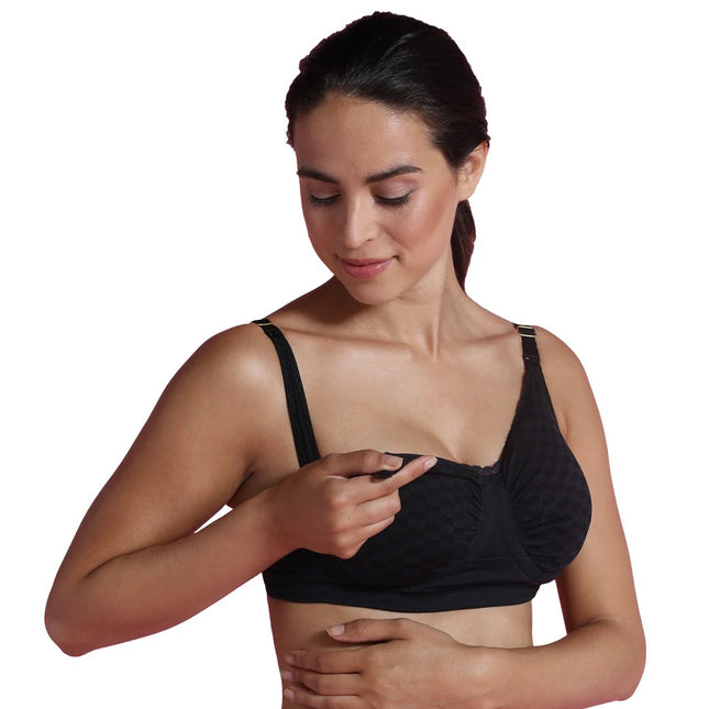 CW Nursing Bra with Carri-Gel (Sujetador Lactancia Deluxe) BlackCheck L