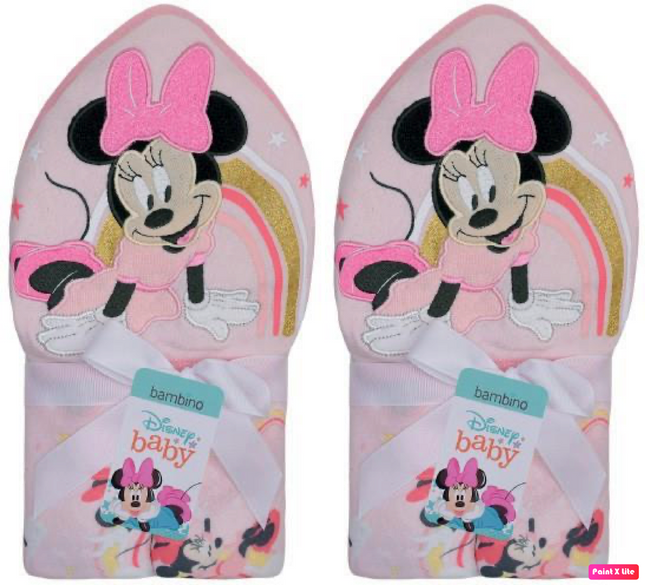 TOALLA CAPUCHA MINNIE
