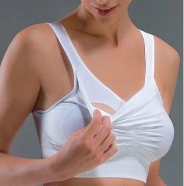 SEAMLESS Maternal Top Lactancia  M Beige