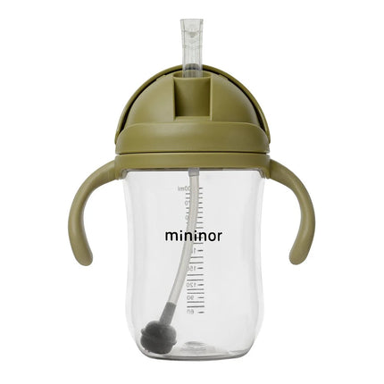 Vaso con bombilla Mininor 330ml Verde