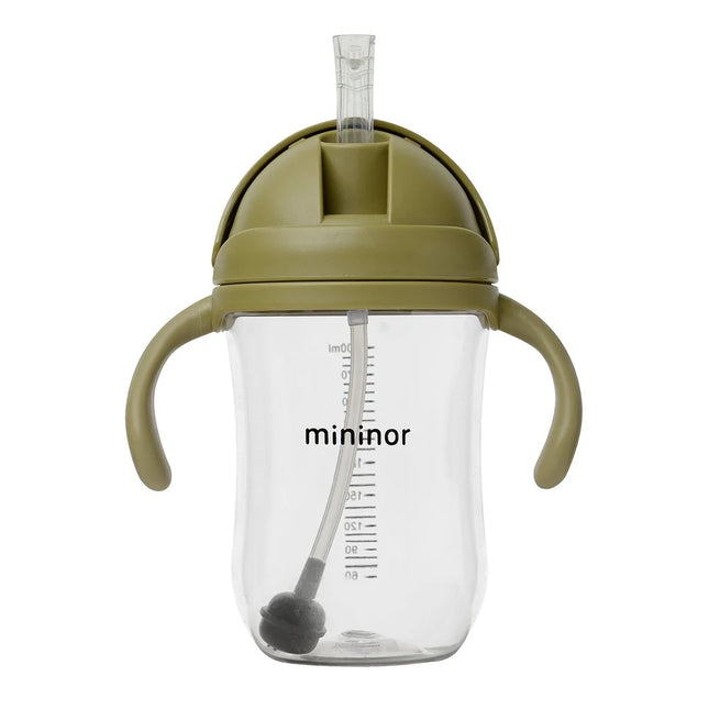 Vaso con bombilla Mininor 330ml Verde