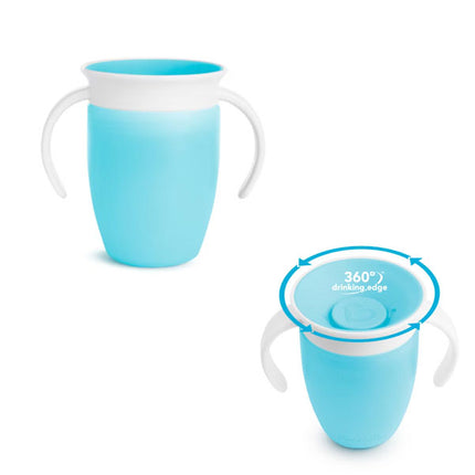 Vaso antiderrame miracle 360° Munchkin Celeste 207ml