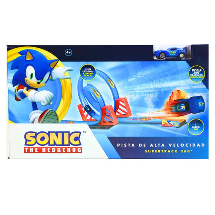 PSITA DE COCHE 16 PIEZAS - SONIC INCLUYE UN CARRO