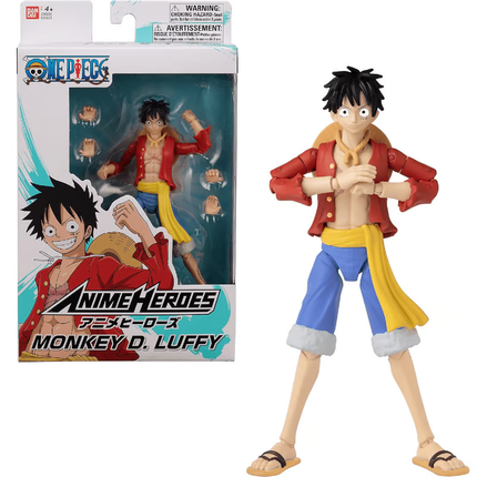 FIGURA ONE PIECE ANIME HEROES 17 CMS - MONKEY D LUFFY (NUEVA VERSION)