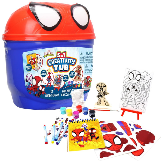 Spidey - Creativity Tub 5 en 1