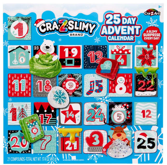 Cra-Z-Slimy Calendario de Adviento 25 Días